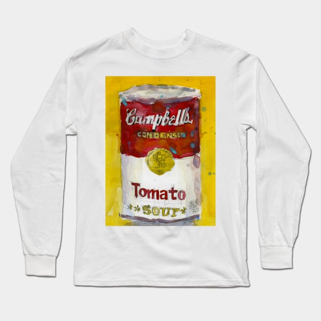 Campbell Soup - Tomato Soup Long Sleeve T-Shirt by dfrdesign